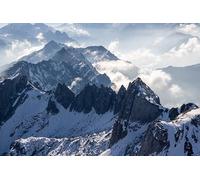 Montaña Nevada - Rompecabezas de Madera de 2000 Piezas - Manualidades - Amistad - Regalo - Ocio - Entretenimiento - Decoración para Fiestas - 14 años+