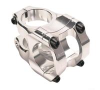 Montaña para vástago de bicicleta para CNC mecanizado ultraligero aleación corta 35mm longitud manillar vástago 31.8mm abrazadera para horquilla de 28.6mm cuesta abajo ajustable ligero (negro)