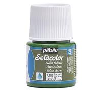 Pébéo Setacolor Transparent Gancho, Verde Musgo, 45 ml (Paquete de 1), 45
