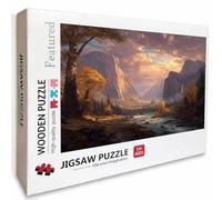 MontañA Puzzle Madera, áRbol Puzzle 2000 Piezas Adultos con Compact Box 99x70cm, Rompecabezas Desafiante, DIY Juegos de Rompecabezas Creativos para Hombres Mujeres, Decoración Verano Regalo, 4-3655