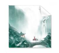Montaña Rain Mo chino gafas de acuarela paño de limpieza paño de regalo teléfono limpiador de pantalla 5 piezas