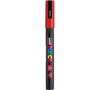 MONTANA ROTULADOR Uniposca PC-3M Rojo | Rotulador con punta redonda de 0,9-1,3 mm para casi todas las superficies