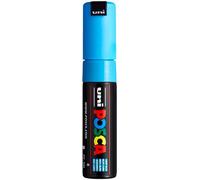 MONTANA ROTULADOR Uniposca PC-7M AzulClaro | Rotulador con tinta pigmentada al agua, alto poder de cobertura, apto para casi todas las superficies, punta recambiable