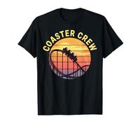 Montaña Rusa Coaster Crew Looping Sunset Camiseta