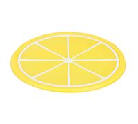 Montaña Rusa de Bebida de silicio, Forma de Fruta sin Deslizamiento de Tazas de Bebida aislada Lindas Placas de Fotos Coloridas para Proteger Muebles y Mesa (Limón)