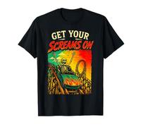 Montaña Rusa Divertida pon Tus gritos Camiseta