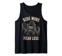 Montaña Rusa Paseo Divertido Más Miedo Menos Camiseta sin Mangas