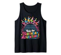Montaña Rusa Ride The Birthday Adventure Diseño Camiseta sin Mangas