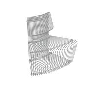 Montana Sofá modular Pantonova Stainless steel. concave