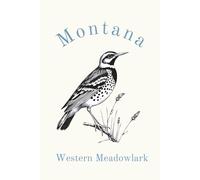 Montana State Bird, Western Meadowlark (Sturnella neglecta) Notebook, Journal for Men, Women, Young Adults, Teens, Kids, Gift for Bird Watchers, ... 120 White Lined pages, 6"x9", Eco-Friendly