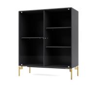 Montana Vitrina Ripple II 69.6x82.2x30 cm Anthracite-ben brass