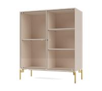 Montana Vitrina Ripple II 69.6x82.2x30 cm Clay-ben brass