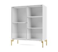 Montana Vitrina Ripple II 69.6x82.2x30 cm NewWhite-ben brass