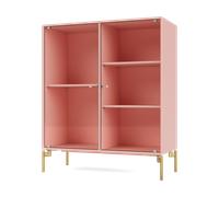 Montana Vitrina Ripple II 69.6x82.2x30 cm Ruby-ben brass
