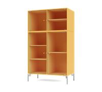Montana Vitrina Ripple III 69.6x117.6x38 cm Acacia-ben chrome