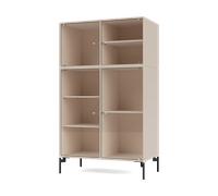 Montana Vitrina Ripple III 69.6x117.6x38 cm Clay-ben black