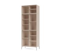 Montana Vitrina Ripple IV 69.6x187.2x38 cm Clay-ben chrome