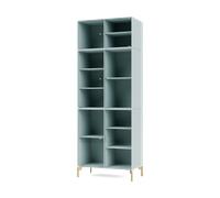 Montana Vitrina Ripple IV 69.6x187.2x38 cm Flint-ben brass