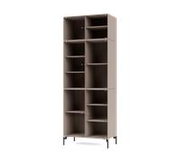 Montana Vitrina Ripple IV 69.6x187.2x38 cm Mushroom-ben black