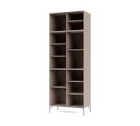 Montana Vitrina Ripple IV 69.6x187.2x38 cm Mushroom-ben chrome