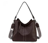 Montana West Bolso Hobo para mujer, bolso cruzado de cuero, bolso de hombro elegante para mujer, Coffee-Special Editionupgrade