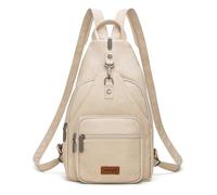 Montana West Wrangler - Mochila convertible para mujer, estilo casual, con correa ajustable, beige, 10.5"L x 3.4"W x 13.5"H, Casual