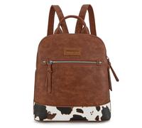 Montana West Wrangler - Mochila mediana para mujer, mochila de viaje, Marrón vaca, M, Mochilas daypack