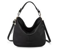 Montana West Wrangler Monederos y bolsos para mujer Hobo Bolsos de cuero vegano Crossbody Bandoleras de mujer, Negro