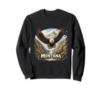 Montana Wild Peaks Eagle Big Sky Sudadera