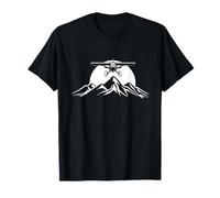 Montañas de Avión de Hélice - Aviación Piloto de Aerolínea Camiseta