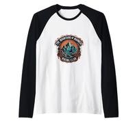 Montañas Locura Senderismo y Cthulhu Lovecraft Miskatonic Camiseta Manga Raglan