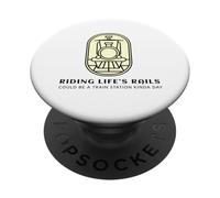 Montando la estación de Tren de Life'S Rails un día PopSockets PopGrip Adhesivo