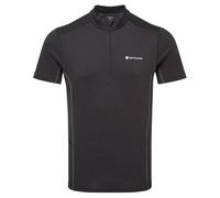 Montane Dart Zip T-Shirt, camiseta, hombre, negro S(48) BLACK