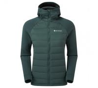 Montane F Composite Hoodie, chaqueta de plumón, mujer, verde oscuro 38(M) DEEP FOREST