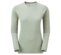 Montane F Dart Long Sleeve T-Shirt, camiseta de manga larga, mujer, verde 40(L) PALE SAGE