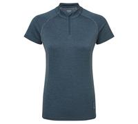 Montane F Dart Zip T-Shirt, camiseta, mujer, azul 36(S) ORION BLUE