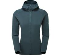 Montane F Protium Hoodie, sudadera polar, mujer, verde oscuro 44(XXL) DEEP FOREST