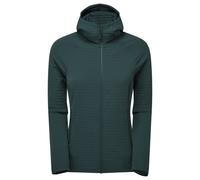 Montane F Protium Xt Hoodie, chaqueta polar, mujer, verde 40(L) DEEP FOREST