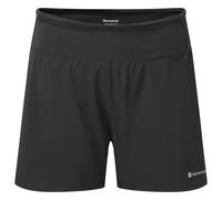 Montane F Slipstream Twin Skin Shorts, mujer, negro 38(M) BLACK