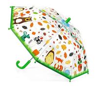 Djeco Lifestyle Paraguas pequeño Animales del Bosque, Juventud Unisex, Multicolor (Multicolor), Talla Única