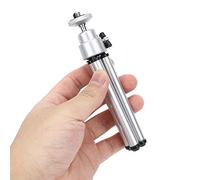 Montañismo Camping 3 Uds Aleación de Aluminio Barniz Plateado para Estufa Mini Telescopio Antivibración Trípode 16 * 11 * 3CM Telescopio, Ocular