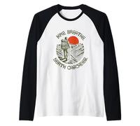 Montañismo - Cascadas del Norte Camiseta Manga Raglan