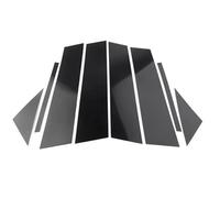 Montante de Puerta Compatible Con Mazda 3 Para Axela Sedán 2019 2020 2021 2022 2023 Incluye 8 Pegatinas Negras Brillantes Pilar Ventana Puerta Columna Moldura BC