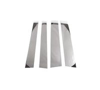 Montante de Puerta Compatible Con Para Tundra Crew Para Max 2007-2021 Embellecedor Postes Ventana Exterior Coche Pegatina Decorativa Plateada