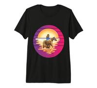 Montar a Caballo La Linda Vida es Mejor con Caballos A Camiseta Premium