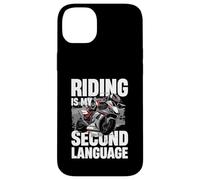 Montar es mi segundo idioma estilo de vida de motociclista Carcasa para iPhone 14 Plus