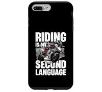 Montar es mi segundo idioma estilo de vida de motociclista Carcasa para iPhone 7 Plus/8 Plus