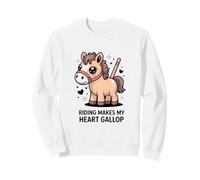 Montar Hace Que mi corazón Galope Lindo Poni Kawaii Sudadera