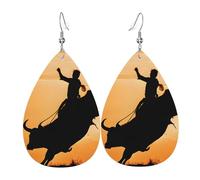 Montar Una Vaca Genial Mujer Pendiente De Gancho Grandes Pendiente De Gota Moda Pendientes Para Boda Fiesta Múltiples Piercings