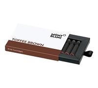 Montblanc 105189 Cartuchos de tinta de alta calidad Toffee Brown - Lujosas recargas para pluma, 8 x paquete